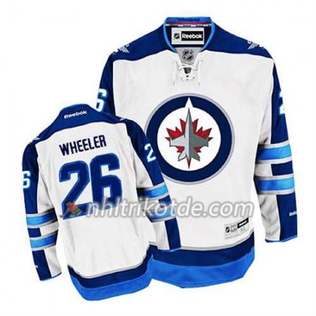 Reebok Winnipeg Jets Trikot Blake Wheeler #26 Auswärts Weiß - Herren Reebok Winnipeg Jets Trikot Blake Wheeler #26 Auswärts Weiß - Herren