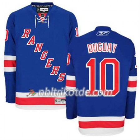 Reebok New York Rangers Trikot Ron Duguay #10 Heim Blau - Herren