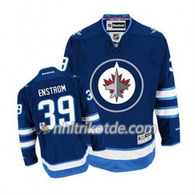 Reebok Winnipeg Jets Trikot Tobias Enstrom #39 Heim Blau - Herren