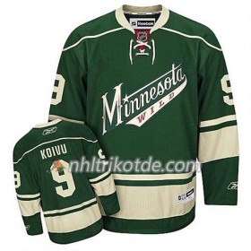 Reebok Minnesota Wild Trikot Mikko Koivu #9 Ausweich Grün - Herren