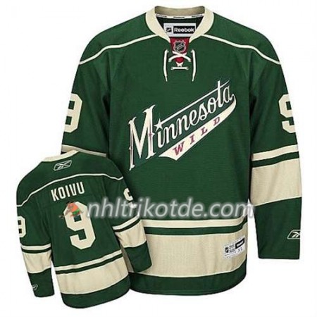 Reebok Minnesota Wild Trikot Mikko Koivu #9 Ausweich Grün - Herren