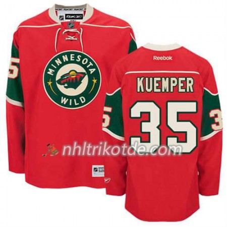 Reebok Minnesota Wild Trikot Darcy Kuemper #35 Heim Rot - Herren