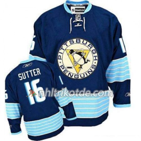 Reebok Pittsburgh Penguins Trikot Brandon Sutter 16 Blau Ausweich - Herren
