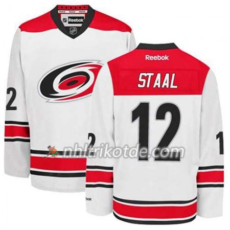 Reebok Carolina Hurricanes Trikot Eric Staal #12 Auswärts Weiß - Herren