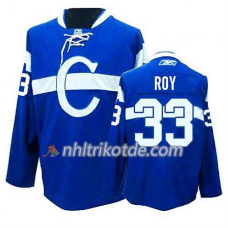 Reebok Montreal Canadiens Trikot Patrick Roy #33 Ausweich Bleu - Herren
