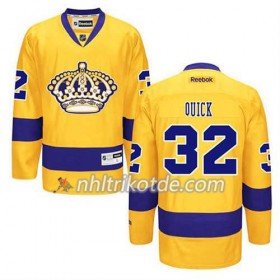 Reebok Los Angeles Kings Trikot Jonathan Quick #32 Premier Ausweich Gold - Dame