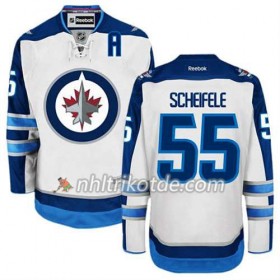 Reebok Winnipeg Jets Trikot Mark Scheifele #55 Auswärts Weiß - Herren