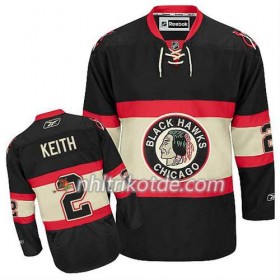 Chicago Blackhawks Trikot Duncan Keith 2 Premier Ausweich Schwarz - Kinder