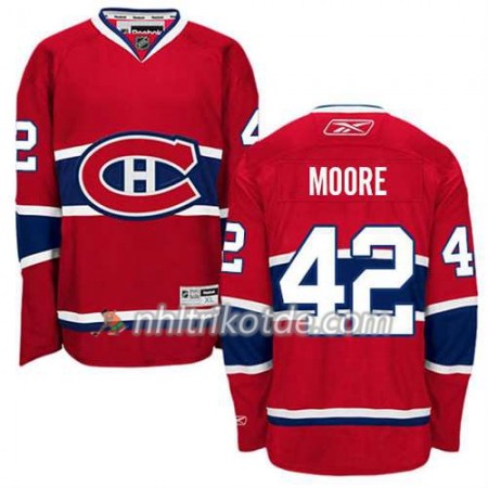 Reebok Montreal Canadiens Trikot Dominic Moore #42 Heim Rot - Herren
