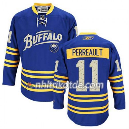 Reebok Buffalo Sabres Trikot Gilbert Perreault #11 Ausweich Blau - Herren