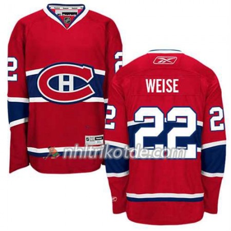 Reebok Montreal Canadiens Trikot Dale Weise #22 Heim Rot - Herren