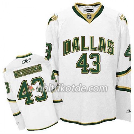 Reebok Dallas Stars Trikot Valeri Nichushkin #43 Ausweich Weiß - Herren