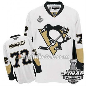 Reebok Pittsburgh Penguins Trikot Patric Hornqvist #72 Weiß Auswärts 2016 Stanley Cup - Herren