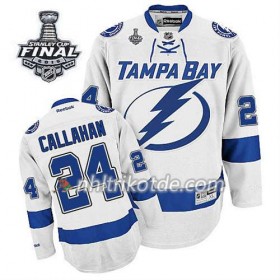 Tampa Bay Lightning Trikot Ryan Callahan #24 Auswärts Weiß 2015 Stanley Cup - Kinder