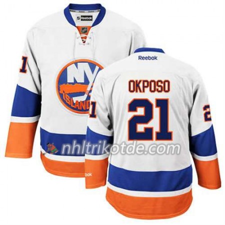 Reebok New York Islanders Trikot Kyle Okposo #21 Auswärts Weiß - Herren