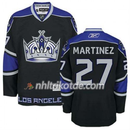 Reebok Los Angeles Kings Trikot Alec Martinez #27 Ausweich Schwarz - Herren