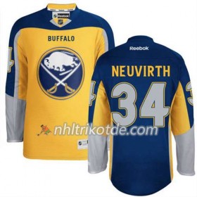 Reebok Buffalo Sabres Trikot Michal Neuvirth 34 Ausweich Gold - Herren