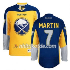 Reebok Buffalo Sabres Trikot Rick Martin 7 Ausweich Gold - Herren