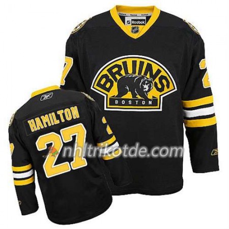 Reebok Boston Bruins Trikot Dougie Hamilton #27 Ausweich Schwarz - Herren