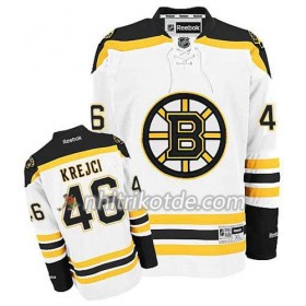 Reebok Boston Bruins Trikot David Krejci #46 Auswärts Weiß - Herren