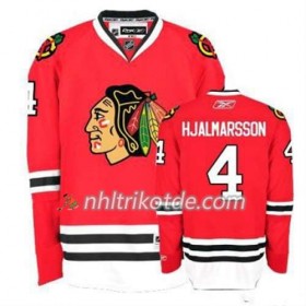Reebok Chicago Blackhawks Trikot Niklas Hjalmarsson 4 Rot Heim - Dame