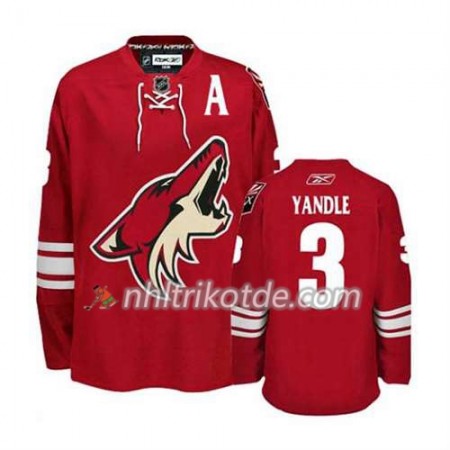 Reebok Arizona Coyotes Trikot Keith Yandle 3 Burgundy Rot Heim - Herren