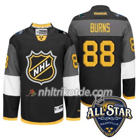 2016 All Star San Jose Sharks Trikot Brent Burns #88 Schwarz - Herren