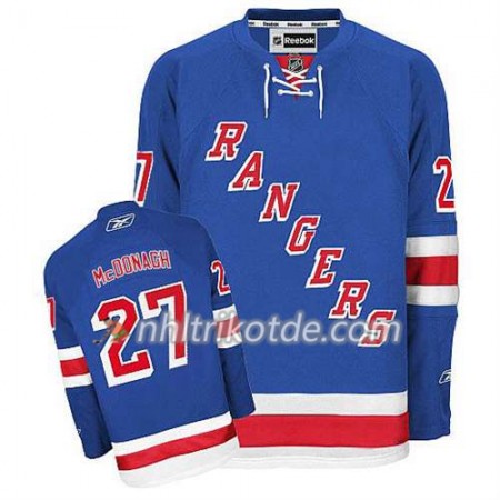 Reebok New York Rangers Trikot Ryan McDonagh #27 Heim Blau - Herren
