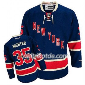 Reebok New York Rangers Trikot Mike Richter #35 Ausweich Blau - Herren