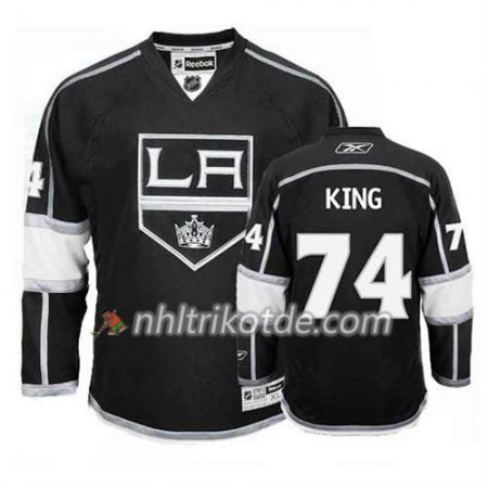 Reebok Los Angeles Kings Trikot Dwight King #74 Heim Schwarz - Herren