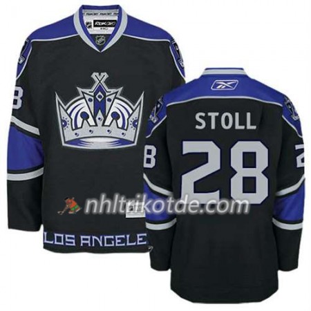 Reebok Los Angeles Kings Trikot Jarret Stoll #28 Ausweich Schwarz - Herren