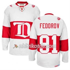 Reebok Detroit Red Wings Trikot Sergei Fedorov #91 Winter Classic Weiß - Herren