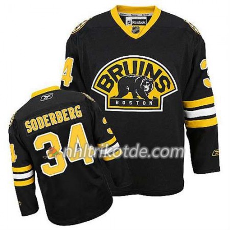 Reebok Boston Bruins Trikot Carl Soderberg #34 Ausweich Schwarz - Herren