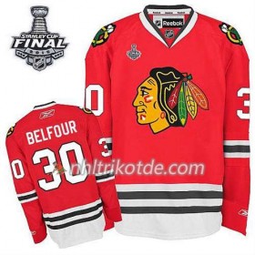 Reebok Chicago Blackhawks Trikot Duncan Keith #30 Heim Rot 2015 Stanley Cup - Herren