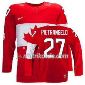 Canada Team Trikot Alex Pietrangelo #27 Auswärts Rot - Kinder