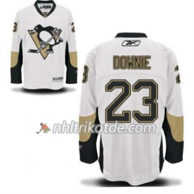 Reebok Pittsburgh Penguins Trikot Steve Downie 23 Weiß Auswärts - Herren