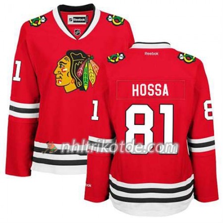 Reebok Chicago Blackhawks Trikot Marian Hossa #81 Premier Heim Rot - Dame