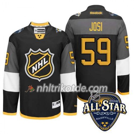 2016 All Star Nashville Predators Trikot Roman Josi #59 Schwarz - Herren