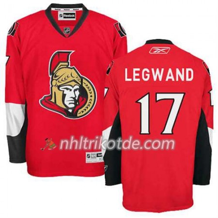 Reebok Ottawa Senators Trikot David Legwand #17 Heim Rot - Herren