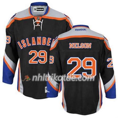 Reebok New York Islanders Trikot Brock Nelson #29 Ausweich Schwarz - Herren