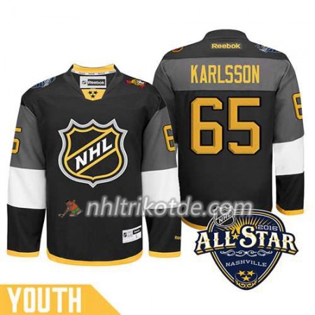 2016 All Star Ottawa Senators Trikot Erik Karlsson #65 Schwarz - Kinder