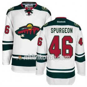 Reebok Minnesota Wild Trikot Jared Spurgeon #46 Auswärts Weiß - Herren