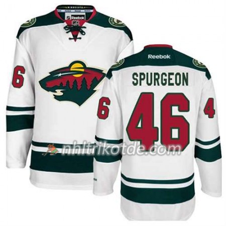 Reebok Minnesota Wild Trikot Jared Spurgeon #46 Auswärts Weiß - Herren