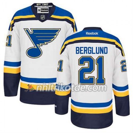 Reebok St. Louis Blues Trikot Patrik Berglund #21 Auswärts Weiß - Herren