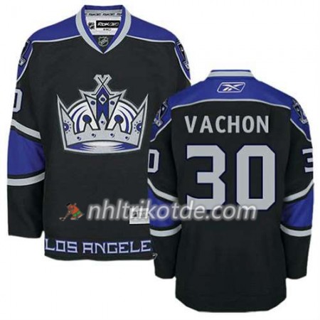 Reebok Los Angeles Kings Trikot Rogie Vachon #30 Ausweich Schwarz - Herren