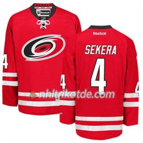 Reebok Carolina Hurricanes Trikot Andrej Sekera #4 Heim Rot - Herren