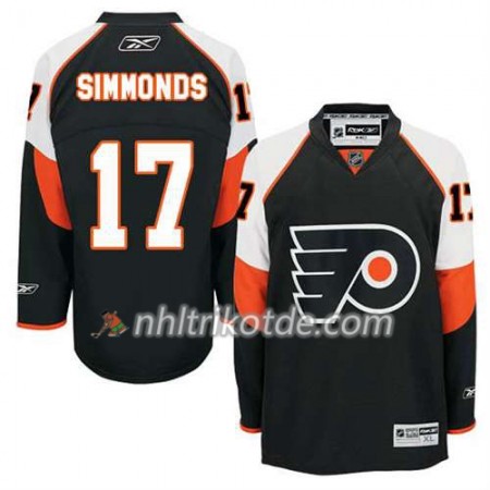 Reebok Philadelphia Flyers Trikot Wayne Simmonds #17 Ausweich Schwarz - Herren