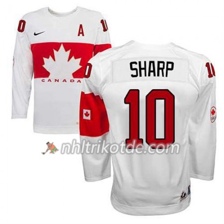 Reebok Canada Team Trikot Patrick Sharp #10 Heim Weiß - Herren