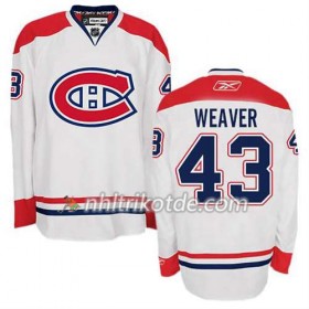 Reebok Montreal Canadiens Trikot Mike Weaver #43 Auswärts Weiß - Herren