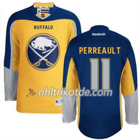 Reebok Buffalo Sabres Trikot Gilbert Perreault 11 Ausweich Gold - Herren